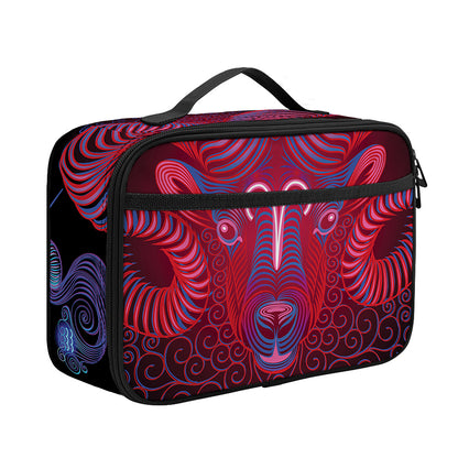 Aries And Astrological Signs Print Portable Lunch Bag