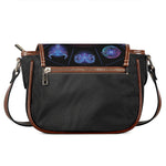 Aries And Astrological Signs Print Saddle Bag