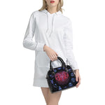 Aries And Astrological Signs Print Shoulder Handbag