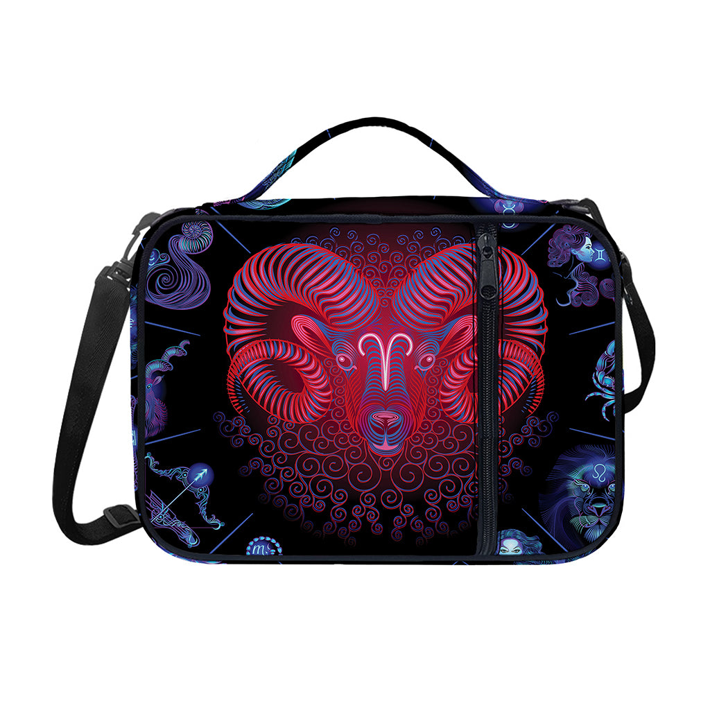 Aries And Astrological Signs Print Shoulder Strap Bible Bag