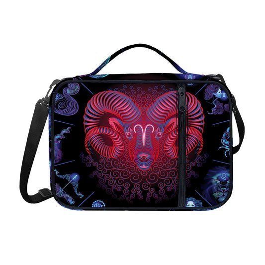 Aries And Astrological Signs Print Shoulder Strap Bible Bag