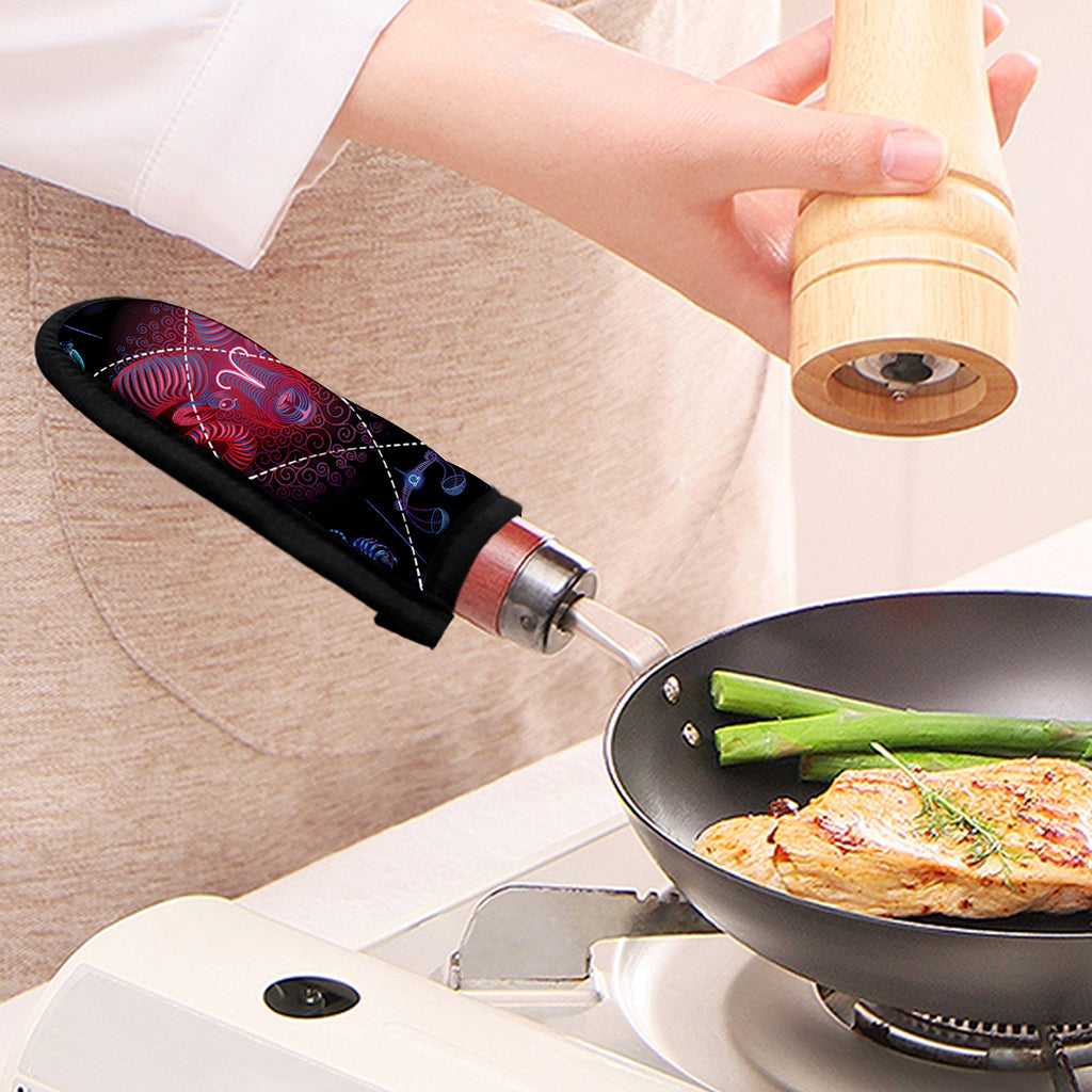 Aries And Astrological Signs Print Skillet Handle Cover