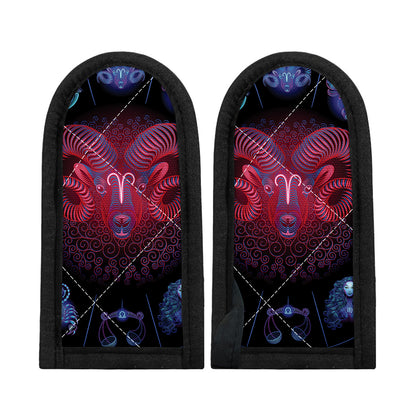 Aries And Astrological Signs Print Skillet Handle Cover