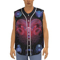 Aries And Astrological Signs Print Sleeveless Baseball Jersey