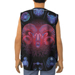 Aries And Astrological Signs Print Sleeveless Baseball Jersey