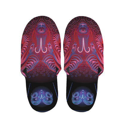 Aries And Astrological Signs Print Slippers