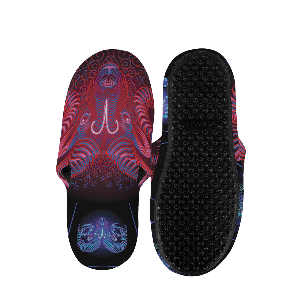 Aries And Astrological Signs Print Slippers