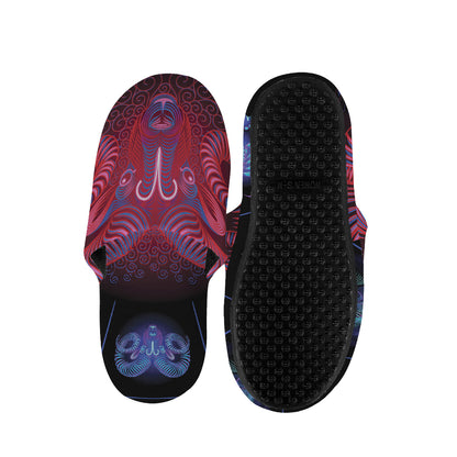 Aries And Astrological Signs Print Slippers
