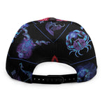Aries And Astrological Signs Print Snapback Cap