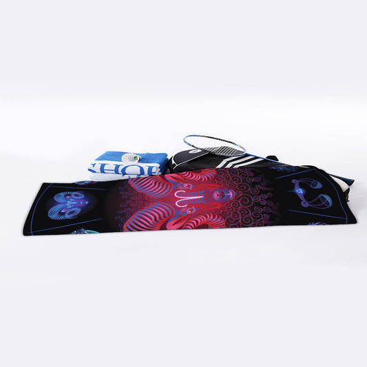 Aries And Astrological Signs Print Sports Towel