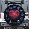 Aries And Astrological Signs Print Tire Cover