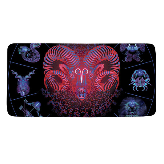 Aries And Astrological Signs Print Towel