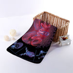 Aries And Astrological Signs Print Towel