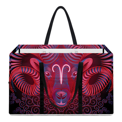 Aries And Astrological Signs Print Utility Tote Bag