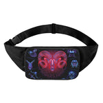Aries And Astrological Signs Print Waist Bag