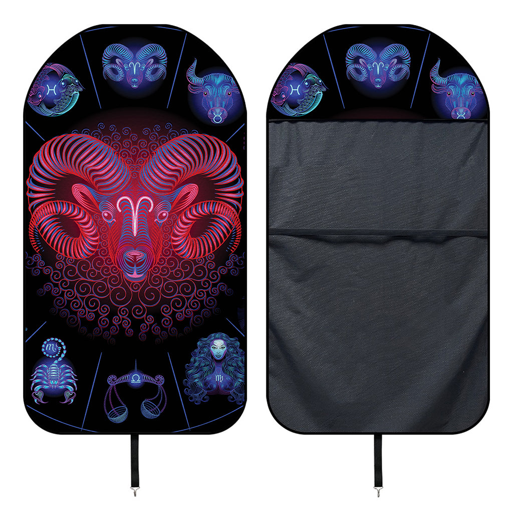 Aries And Astrological Signs Print Waterproof Car Seat Cover