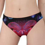 Aries And Astrological Signs Print Women's Panties