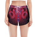Aries And Astrological Signs Print Women's Split Running Shorts