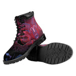 Aries And Astrological Signs Print Work Boots