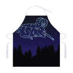 Aries Constellation Print Adjustable Apron