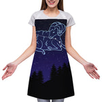 Aries Constellation Print Adjustable Apron