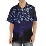 Aries Constellation Print Aloha Shirt