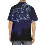 Aries Constellation Print Aloha Shirt