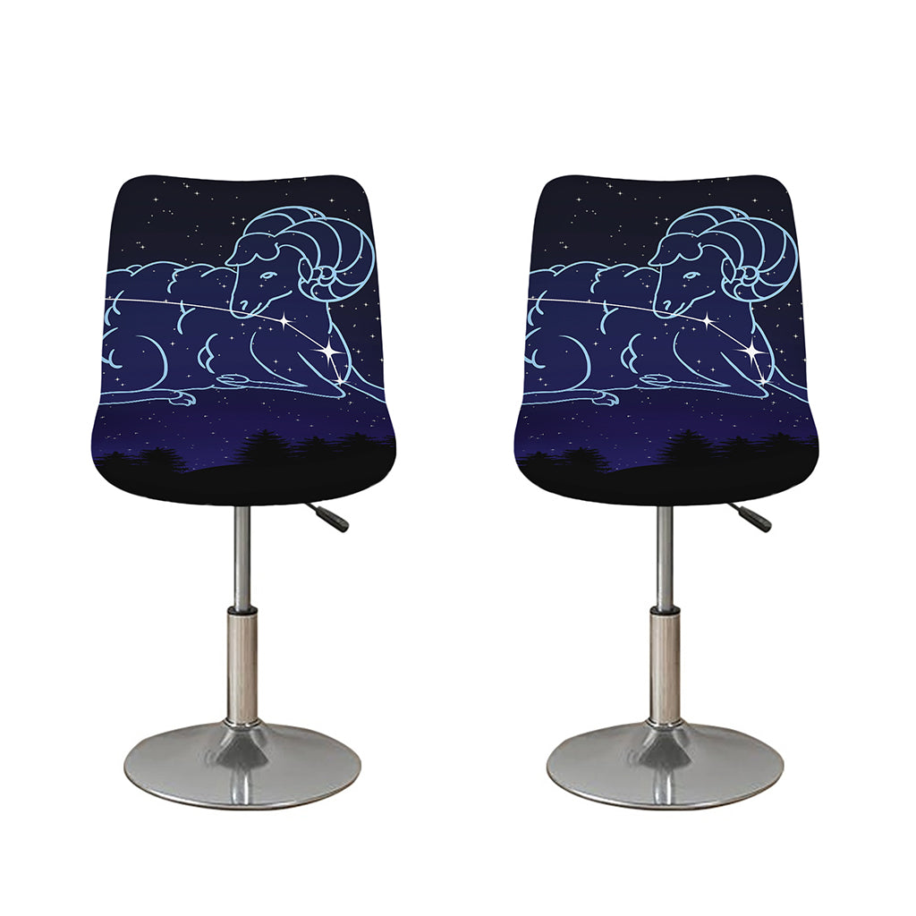 Aries Constellation Print Bar Stool Covers