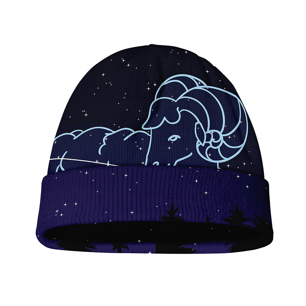Aries Constellation Print Beanie