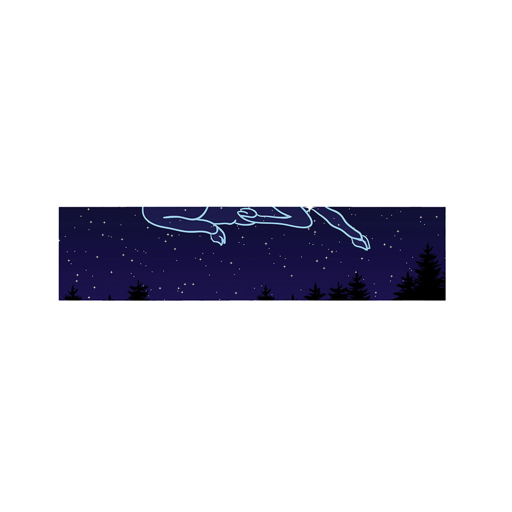 Aries Constellation Print Bed Runner