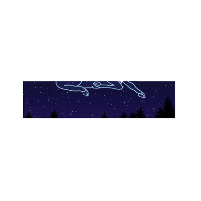 Aries Constellation Print Bed Runner