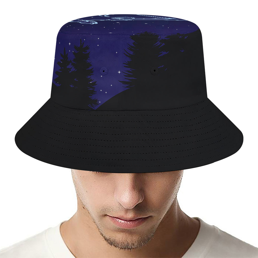 Aries Constellation Print Bucket Hat