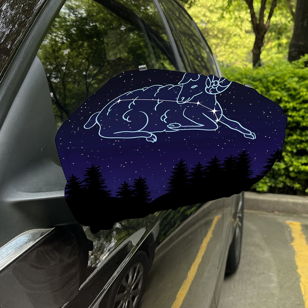 Aries Constellation Print Car Side Mirror Covers