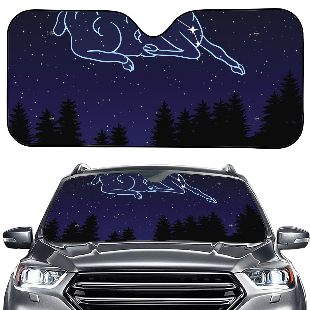 Aries Constellation Print Car Windshield Sun Shade