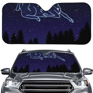 Aries Constellation Print Car Windshield Sun Shade