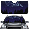 Aries Constellation Print Car Windshield Sun Shade