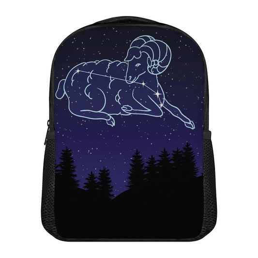 Aries Constellation Print Casual Backpack