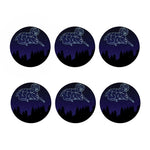 Aries Constellation Print Coaster Set