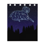 Aries Constellation Print Curtain