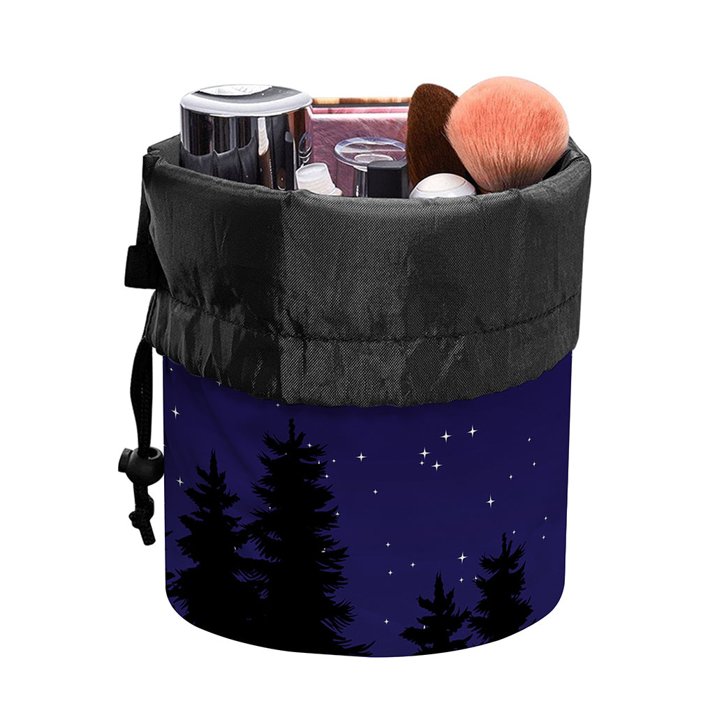 Aries Constellation Print Drawstring Makeup Bag