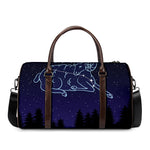 Aries Constellation Print Duffle Bag