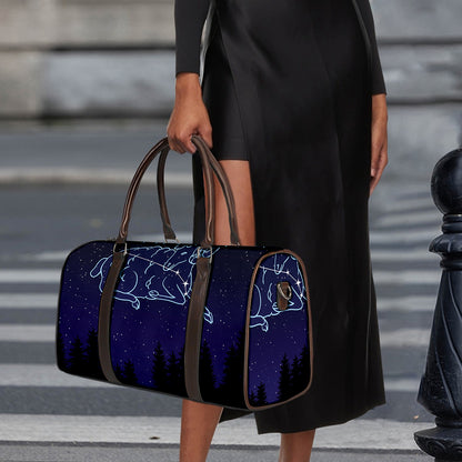 Aries Constellation Print Duffle Bag