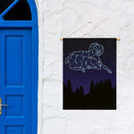 Aries Constellation Print Garden Flag