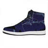 Aries Constellation Print High Top Leather Sneakers