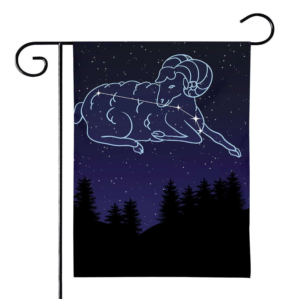 Aries Constellation Print House Flag