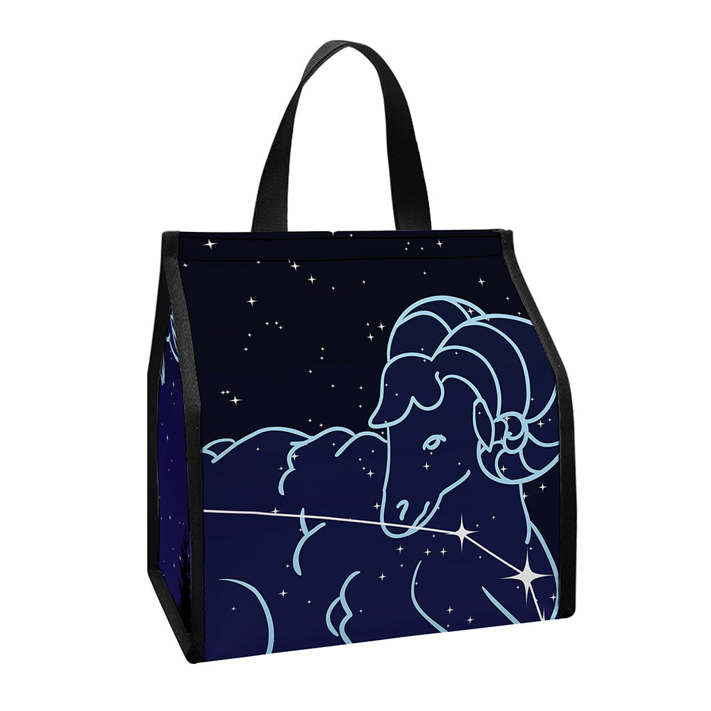 Aries Constellation Print Insulated Lunch Tote