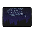 Aries Constellation Print Kitchen Mat