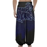Aries Constellation Print Lantern Pants