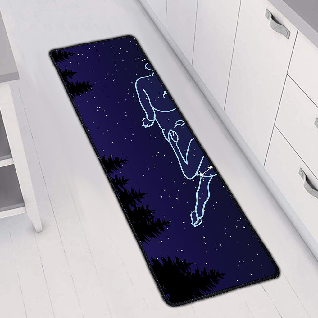 Aries Constellation Print Long Kitchen Mat