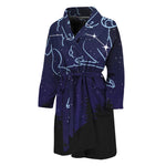 Aries Constellation Print Men's Bathrobe